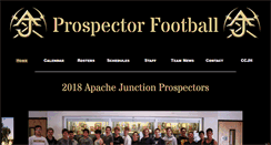 Desktop Screenshot of apachejunctionfootball.com